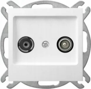 Antenna aljzat Rtv aljzat végzáró fehér GPA-GK/m/00 As Ospel