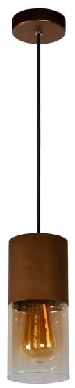 Lucide 74410/01/62 - Csillár zsinóron ZINO 1xE27/60W/230V barna