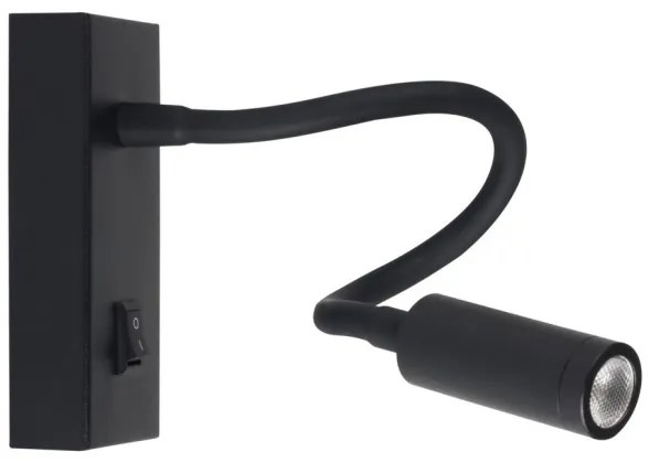 Kanlux 32522 - TONIL LED flexibilis lámpa 2,7W/230V fekete