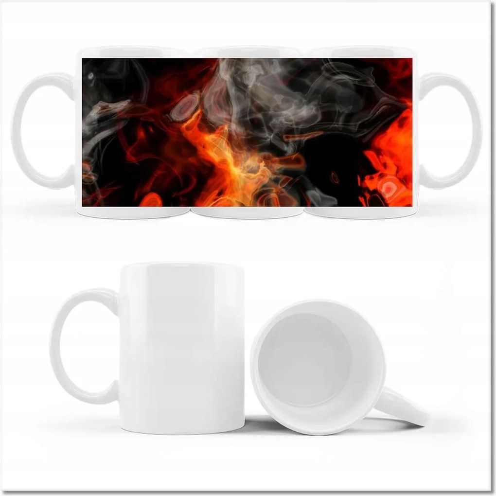 Fotó bögre Tűz füst