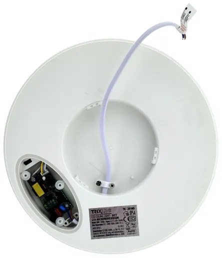 LED mennyezeti lámpa mozgásérzékelővel, 20W, 230V, 3000/4000/6500K, IP54, fehér