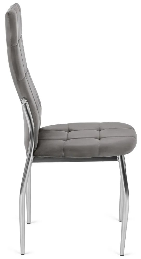 Szürke Bársony Étkezőszék. MOLLY