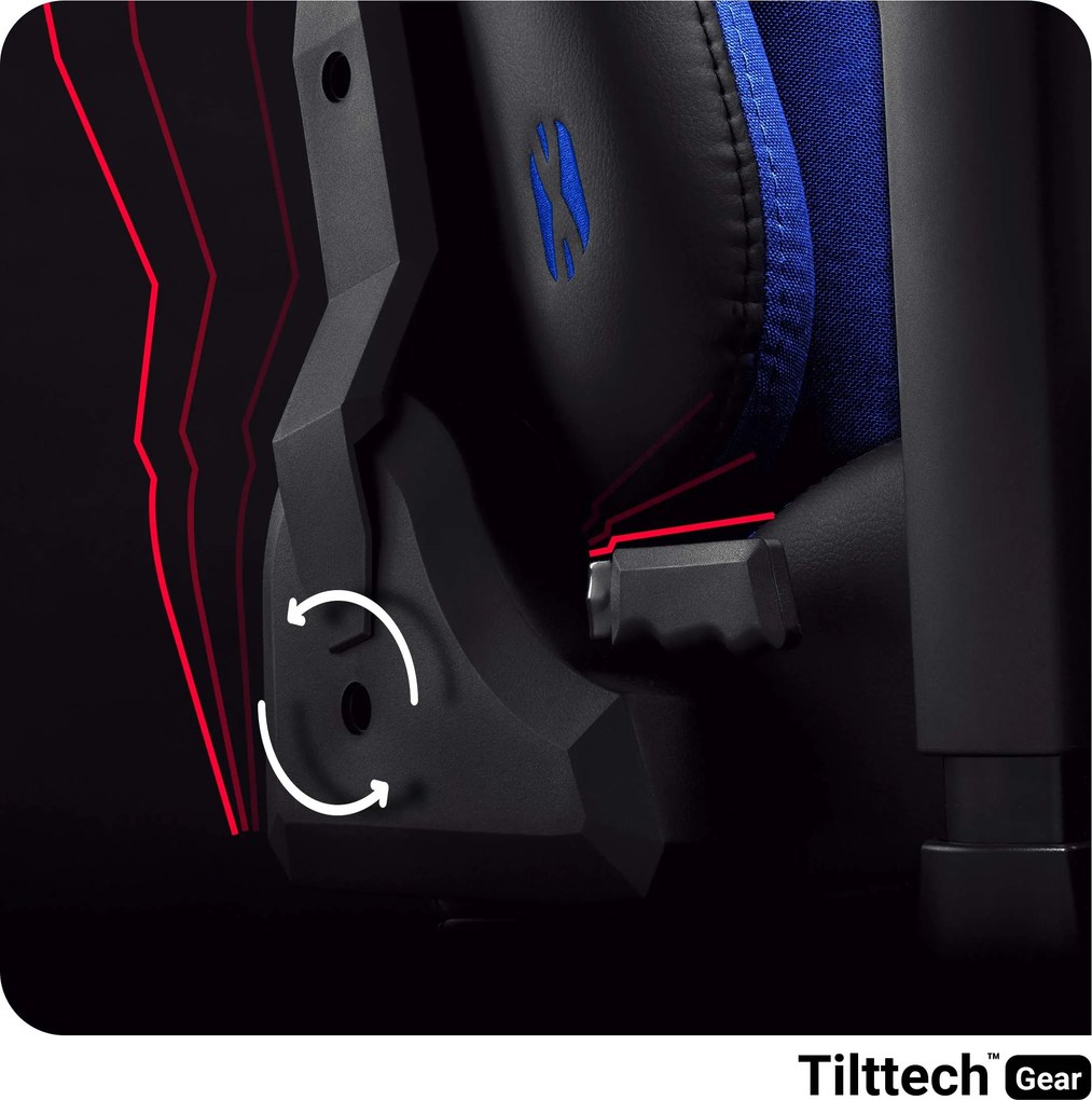 Gamer szék szövet kék-fekete Normal Size: Diablo X-Player 2.0 Frost Black