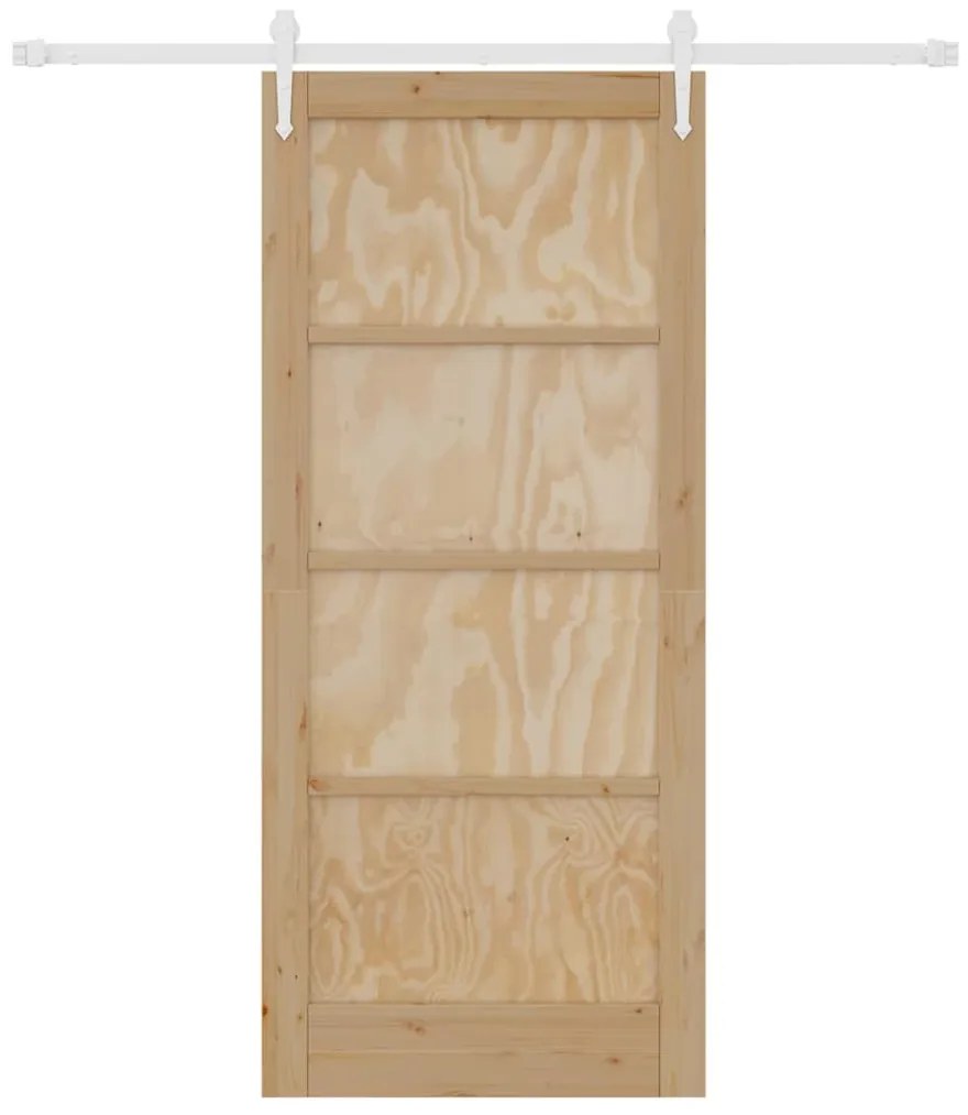 Csúszó ajtó Egyéb ORKDAL Természetes és fehér 86 x 198.5 cm