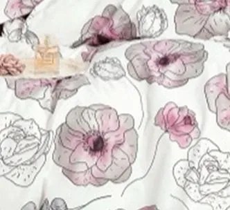 Pamut ágynemű KROP PINK 7 részes 140X200 cm