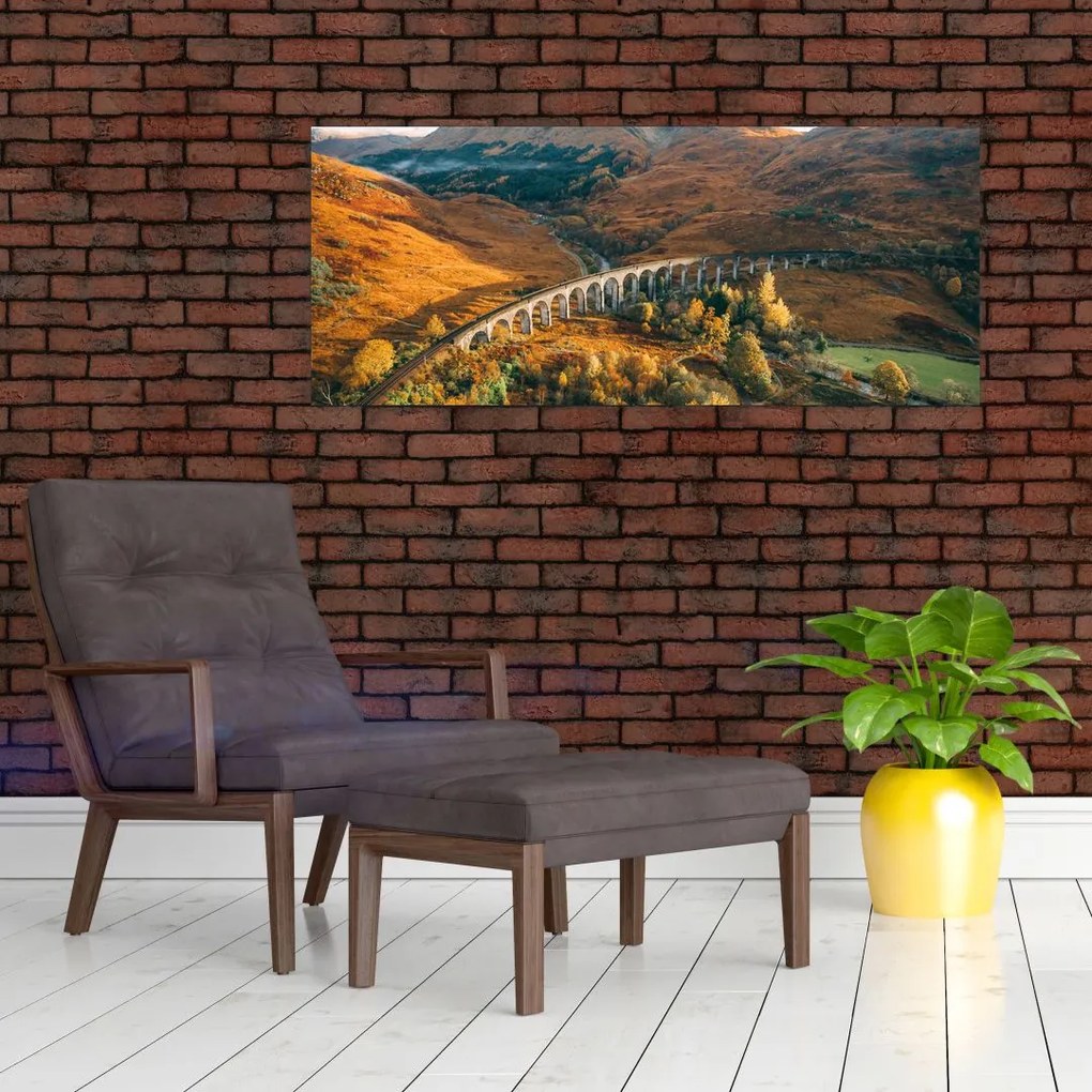 Híd képe a skót völgyben (120x50 cm)