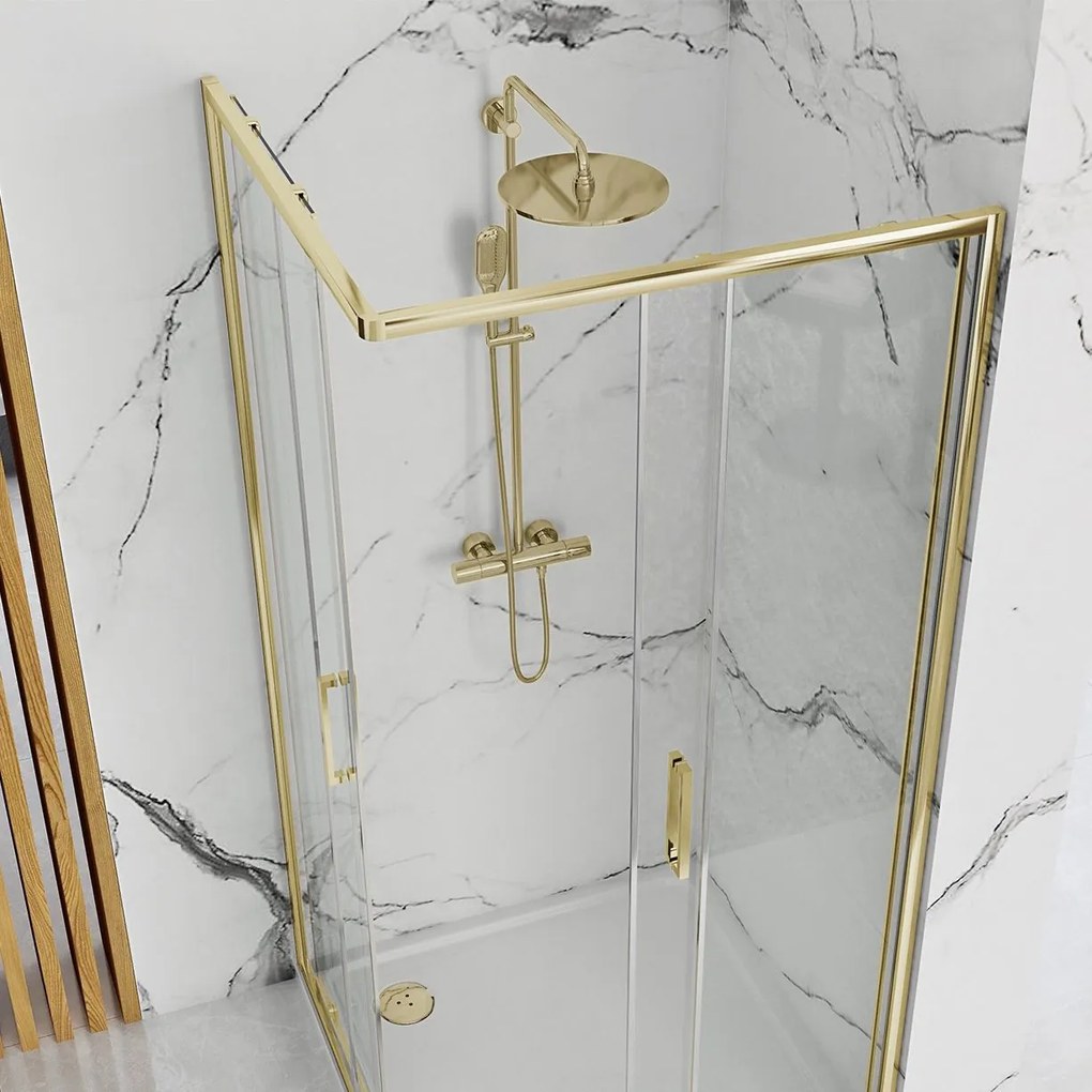 Zuhanykabin Rea Punto 80x100 Gold
