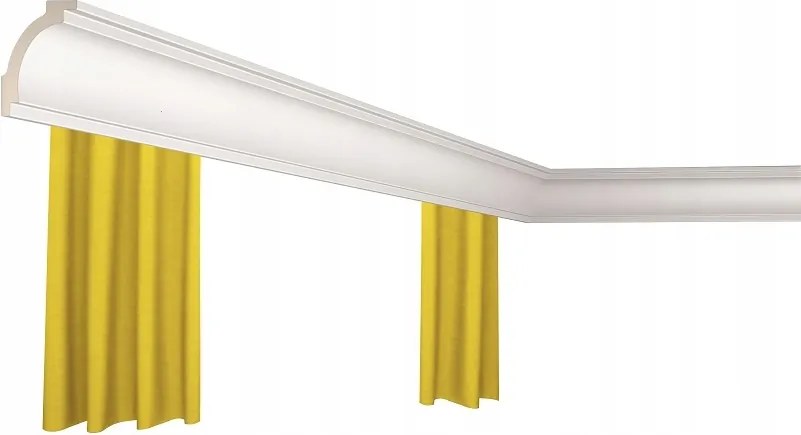 A függönykarnis léc nem hatol át a LED-en 7cm-es mennyezeti világító díszléc