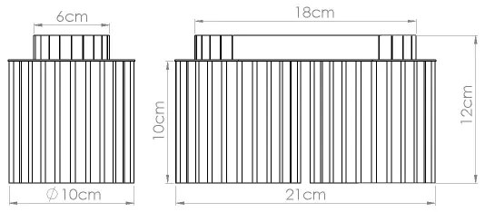 Sollux SL.1785 - AURA spotlámpa 2xGU10/10W/230V fekete