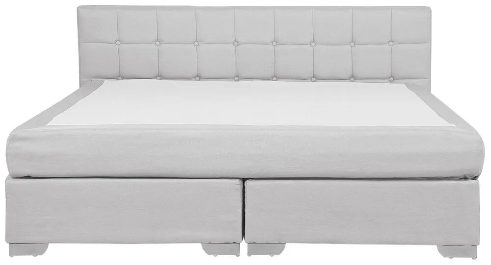 Franciaágy Boxspring 180 cm ADIR (matracokkal) (világosszürke). 1007076