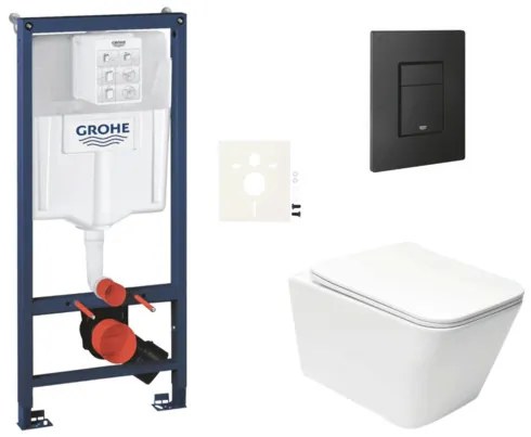 Fali WC szett SAT Infinitio előtétfalas szereléshez SIKOGRSIN12EKF0