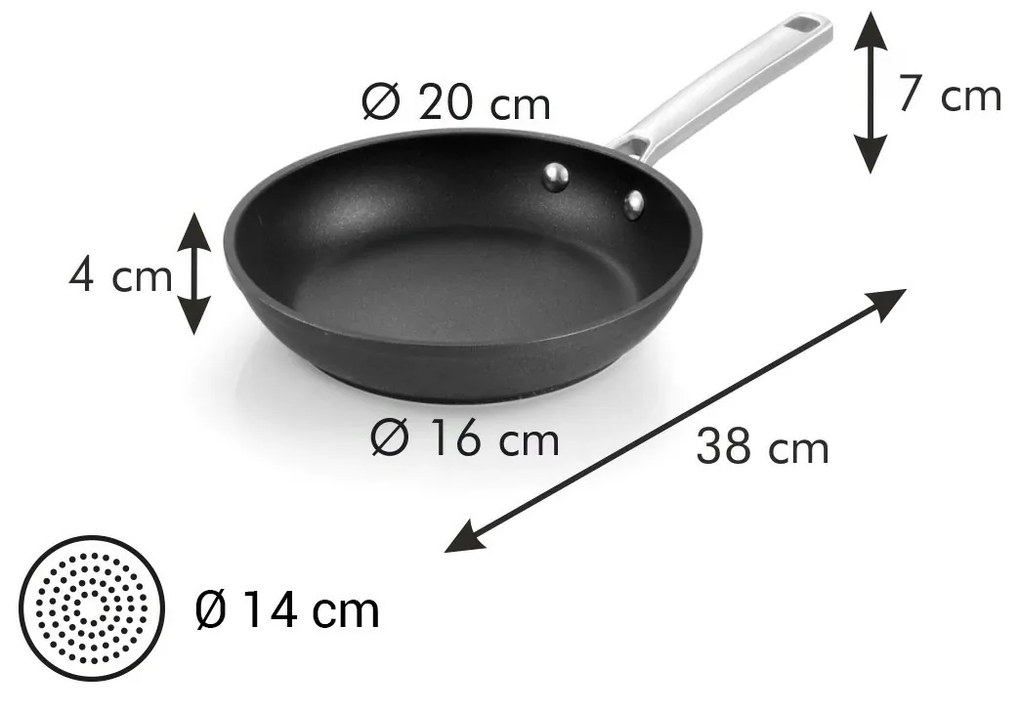 Tescoma TitanPOWER serpenyő, 20 cm, , 20 cm