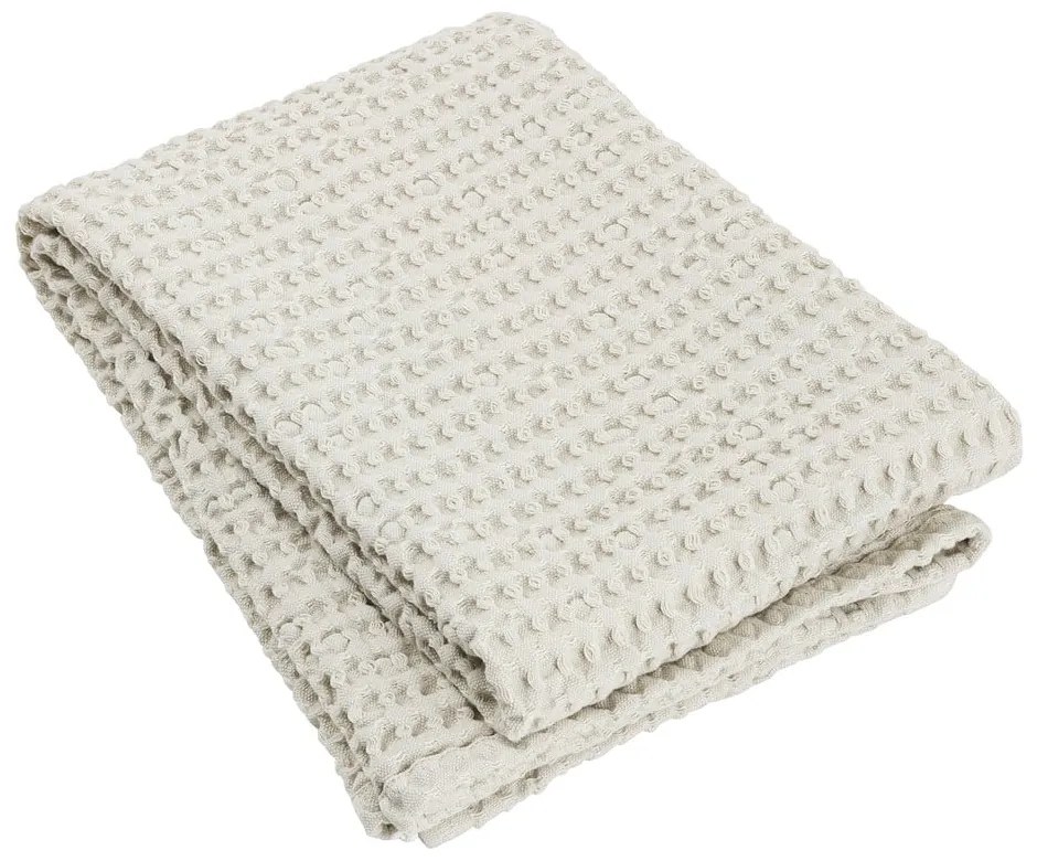 Moonbeam bézs pamut fürdőlepedő, 140 x 70 cm - Blomus