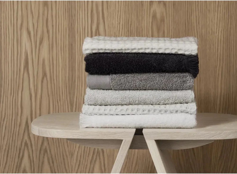 Szürke frottír bio pamut törölköző szett 2 db-os 30x50 cm Riva – Blomus