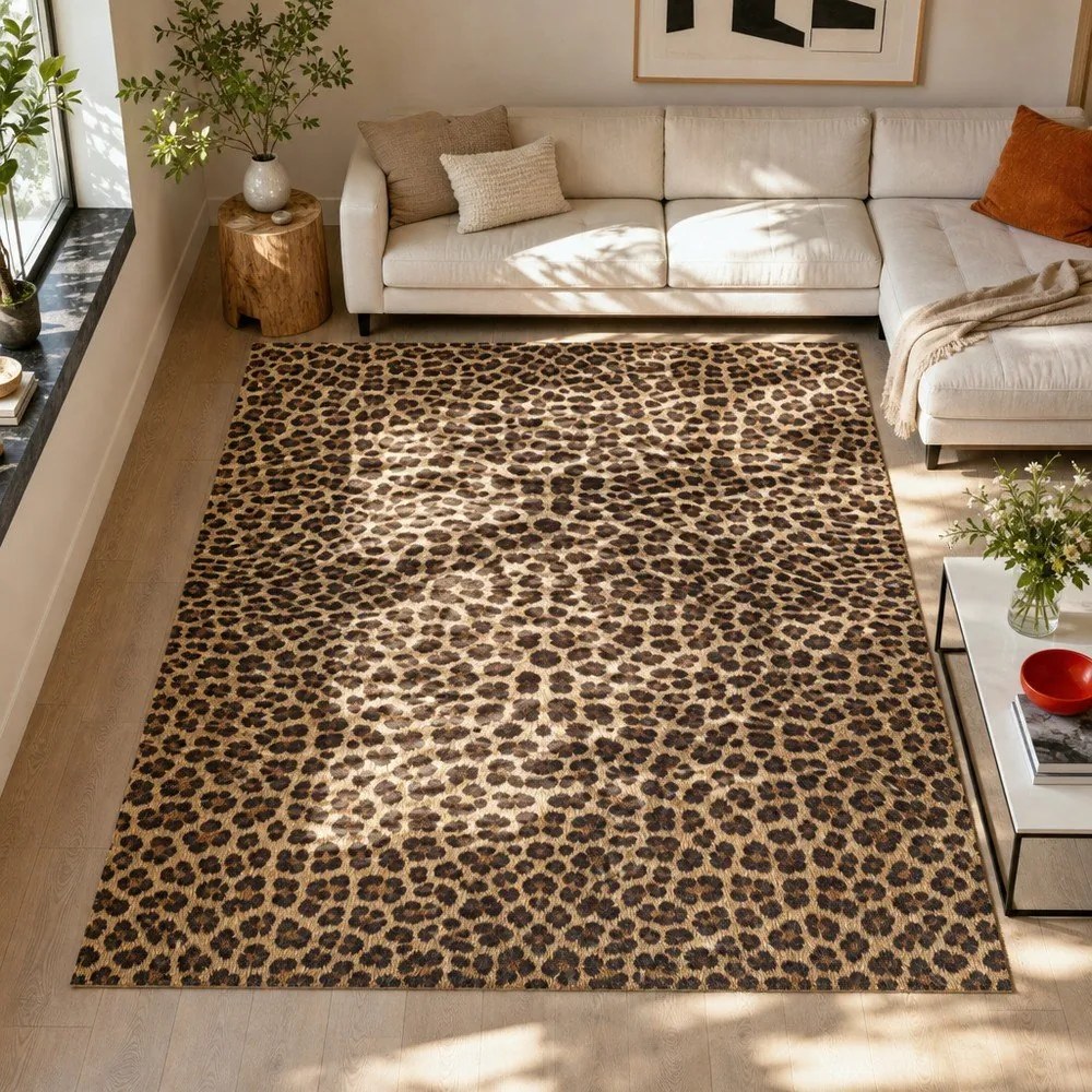 Ricci Leopard szőnyeg, 52 x 100 cm - Universal