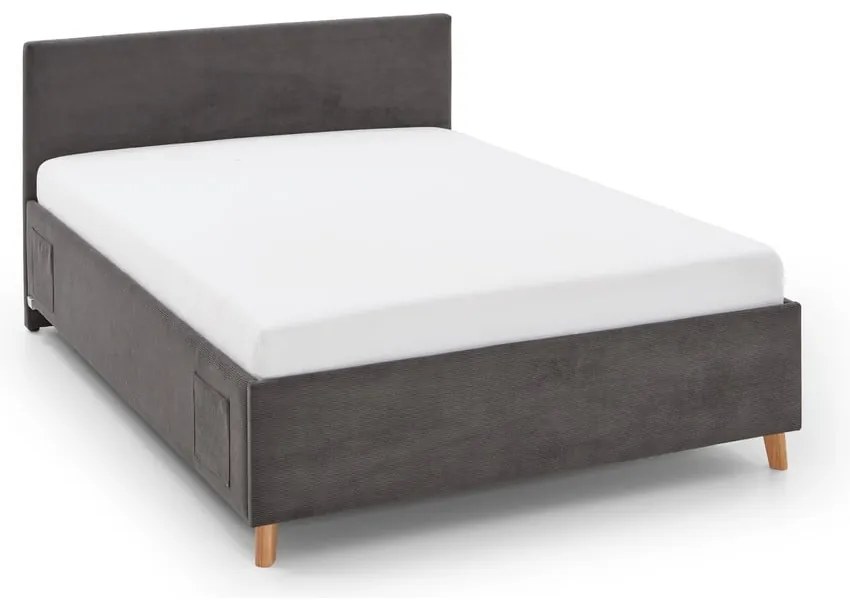 Antracitszürke ágyneműtartós gyerekágy 120x200 cm Cool – Meise Möbel