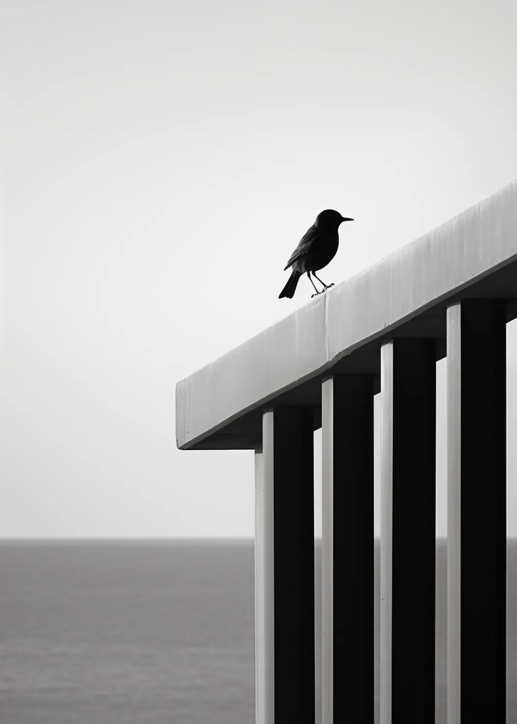 Poszter 25x35cm Magányos elmúlás