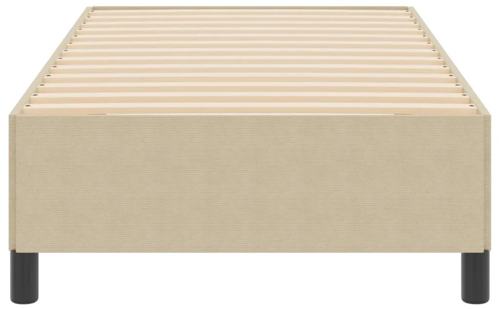 Ágykeret Világos Zöld Szürke 90x190 cm Corduroy Szövet