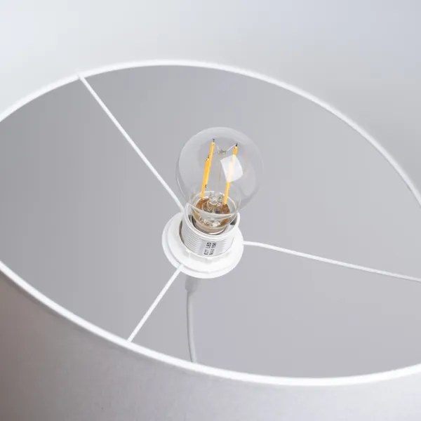 Sollux SL.1404 - Csillár zsinóron NOVA 1xE27/15W/230V átm. 40 cm fehér