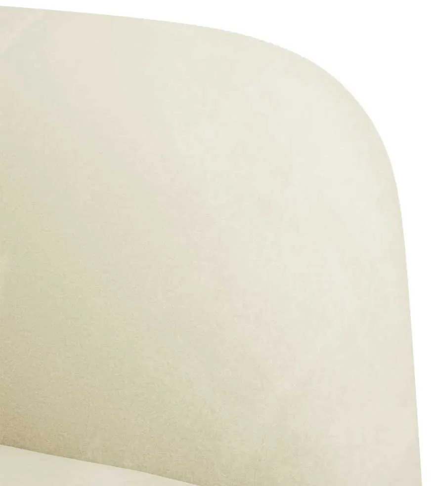 krém bársony kanapészék karfás szék 54 cm