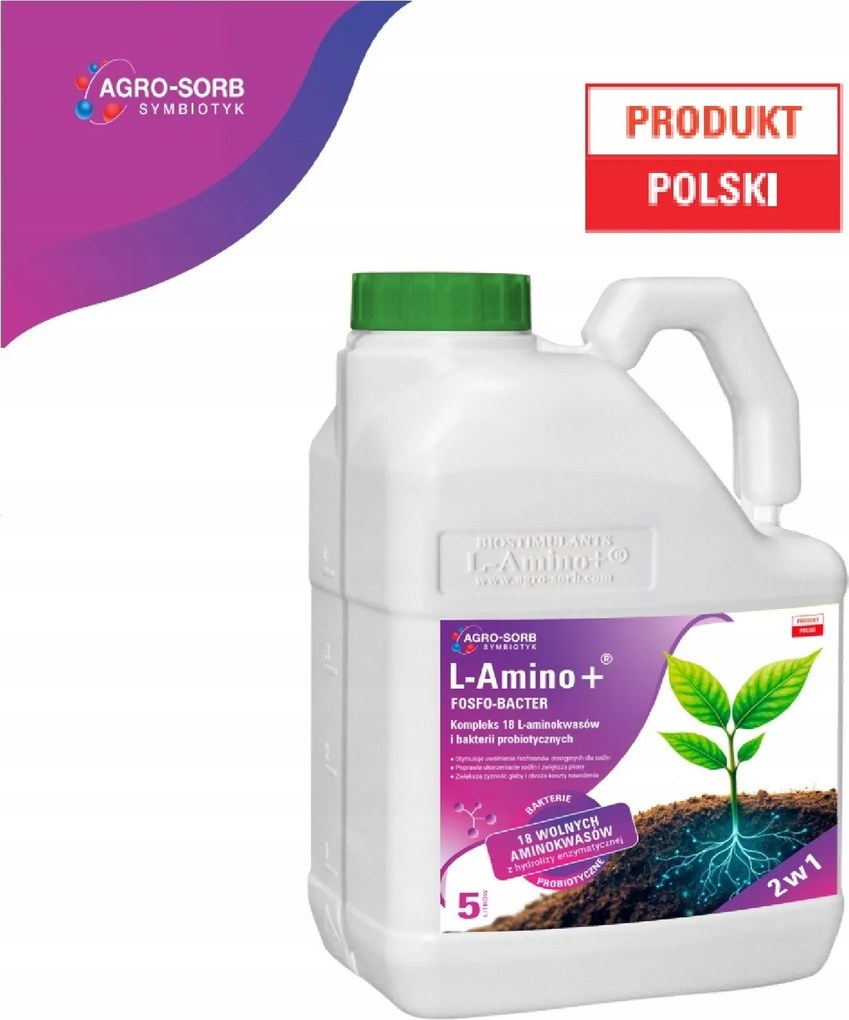Agro-sorb Természetes Műtrágya L-amino+ Fosfo-bacter 18 Aminosavak és Baktériumok P