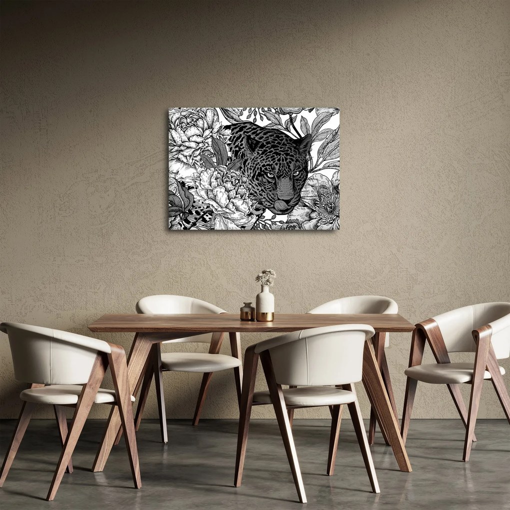 Kép - Egzotikus kert (70x50 cm)