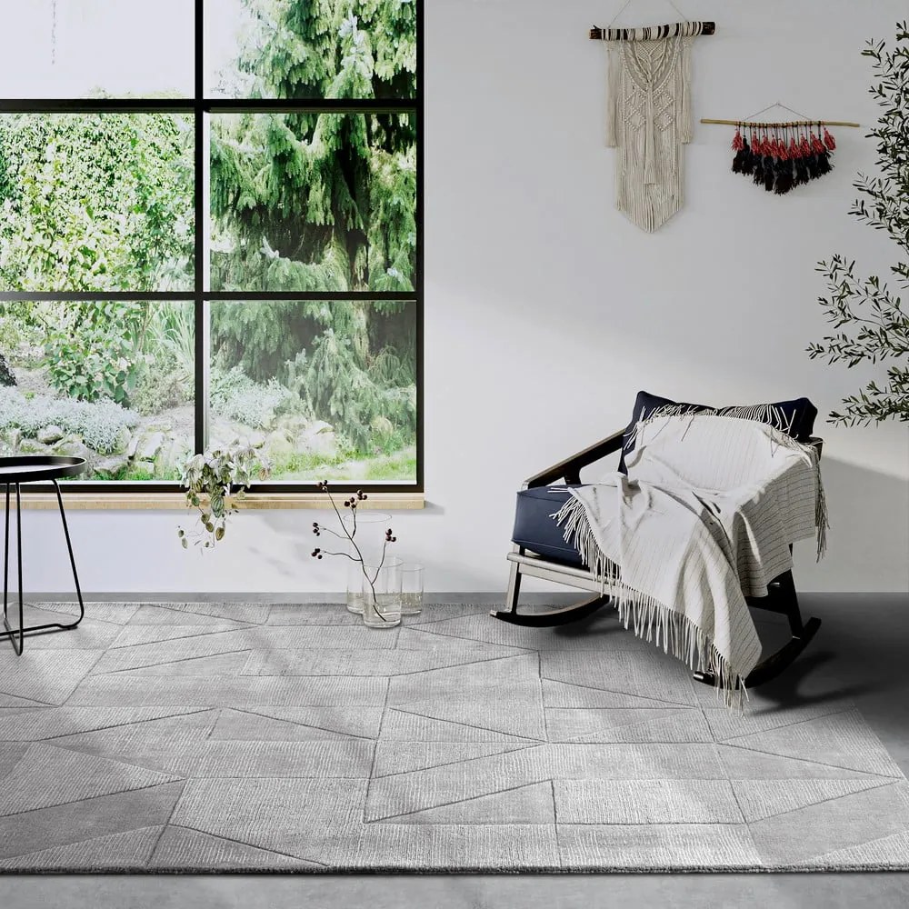 Szürke kézi szövésű gyapjú szőnyeg 190x280 cm Ursule – Villeroy&amp;Boch