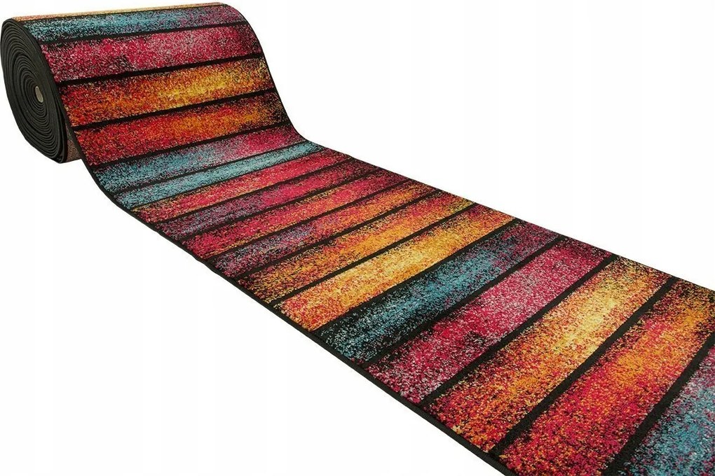Színes Puha Futószőnyeg A Folyosóra A Szobába Csíkos 80 cm széles