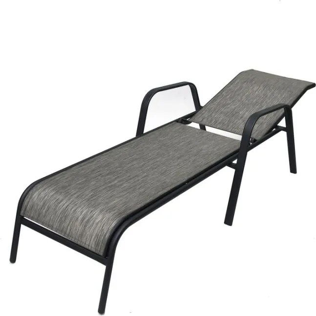 ROJAPLAST Kerti nyugágy fémből ZWC-52 Szürke 188 cm