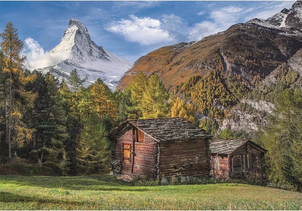 Hegyvidék Charming Matterhorn 500 db-os Compact puzzle Clementoni