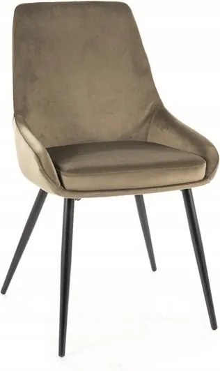 Glamour olíva velúr konyhai szék étkezőbe és konyhába Cobe