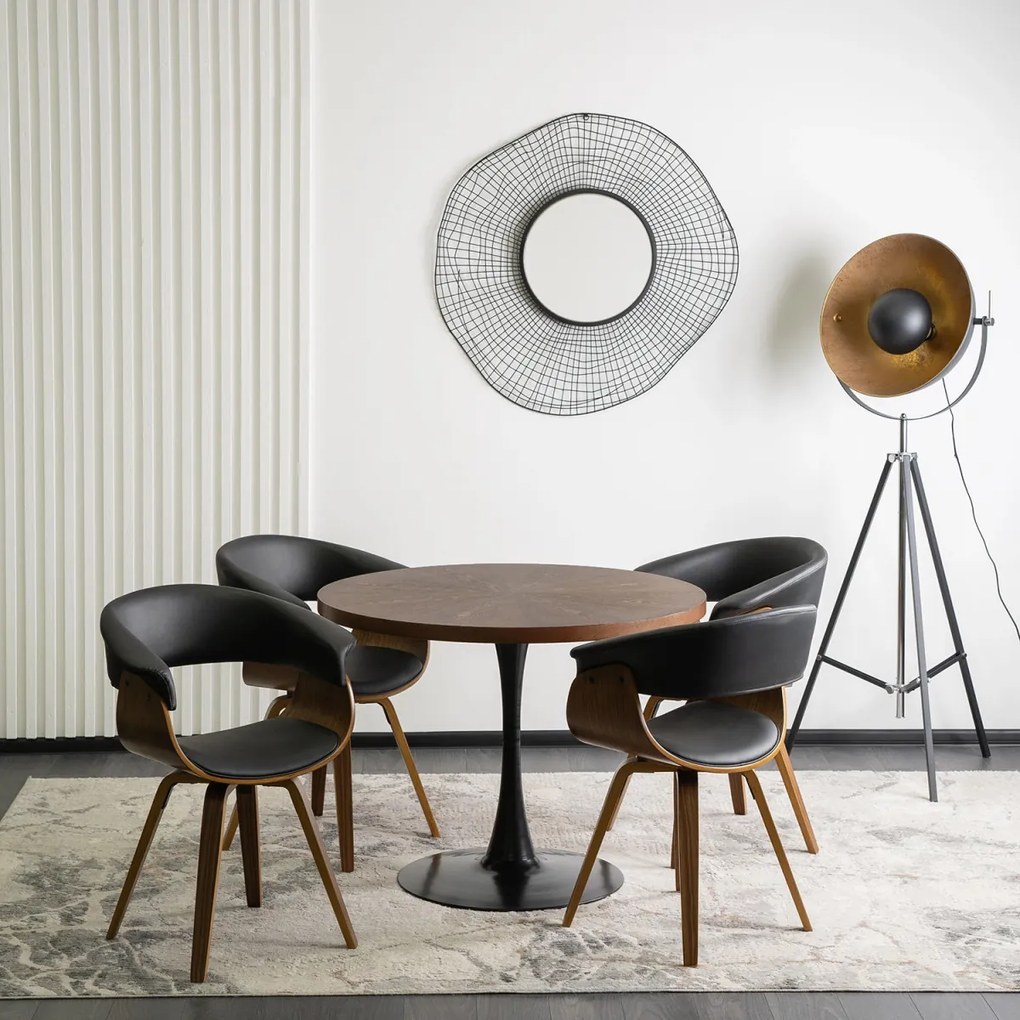 Étkezőszék Fekete Színben. OHIO