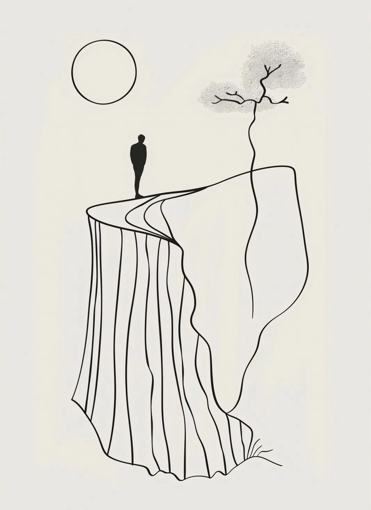 Poszter 40x55cm Magány és magasztosság