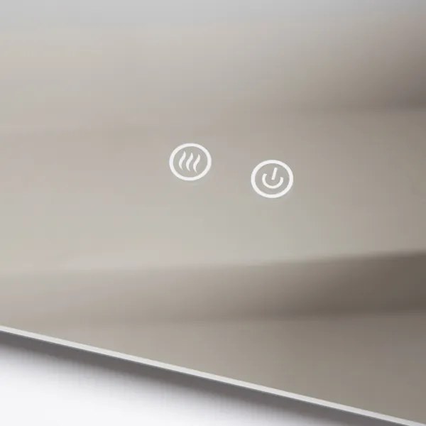 Brilagi - LED-dimmelhető fürdőszobai tükör páramentesítő fűtéssel és háttérvilágítással DIANA LED/13W/230V 40x60 cm IP44