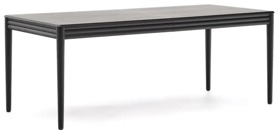 Bővíthető étkezőasztal hosszabbító asztallappal tölgyfa dekorral 90x200 cm Lenon – Kave Home