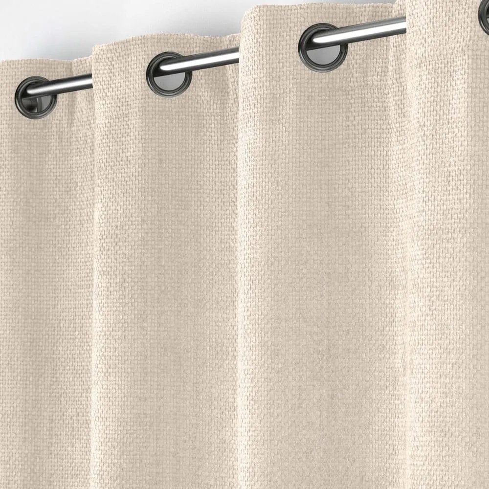 Bézs zsenília függöny 140x260 cm Leo – douceur d'intérieur