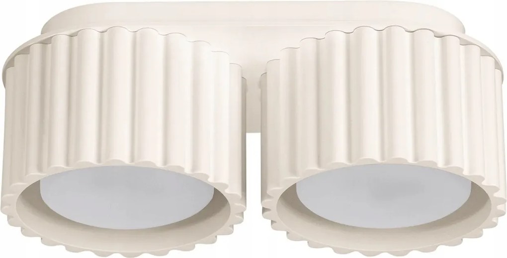 Sollux Lighting Mennyezeti Lámpa Bézs Ovális 21cm 2xGX53 10W Aura