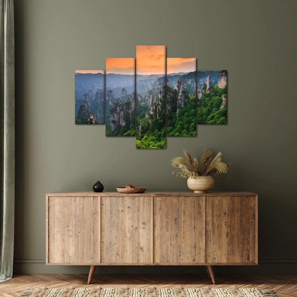 Kép - Zhangjiajie Nemzeti Erdei Park (150x105 cm)