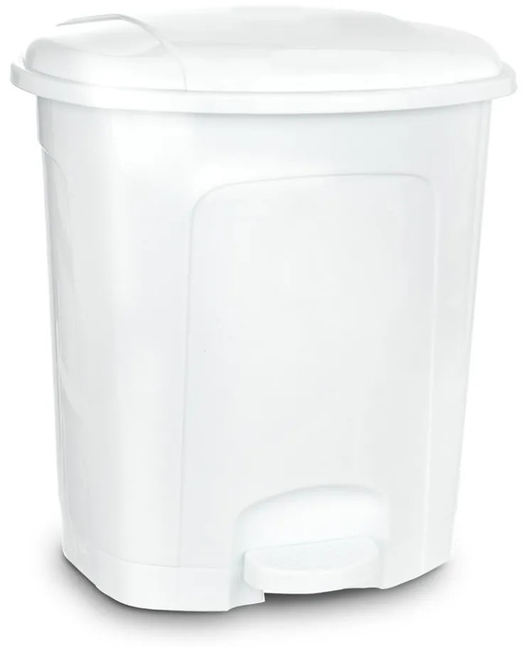Fehér műanyag pedálos szemetes 5,5 l – Orion