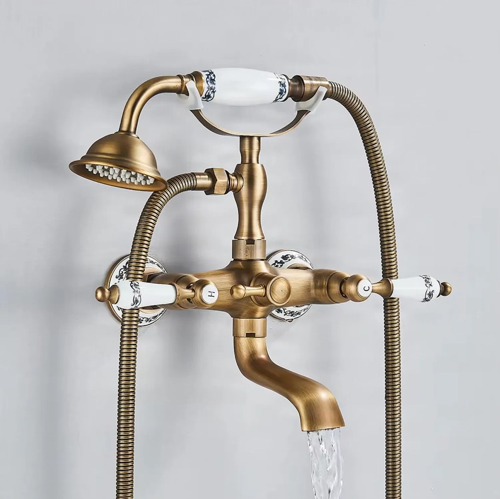 Fali kádcsaptelep ELITE EDITION BBT1509 kerámiaelemekkel, többféle antik színváltozatban