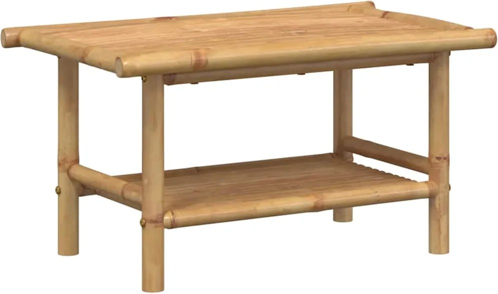 vidaXL bambusz dohányzóasztal 70 x 40 x 35 cm