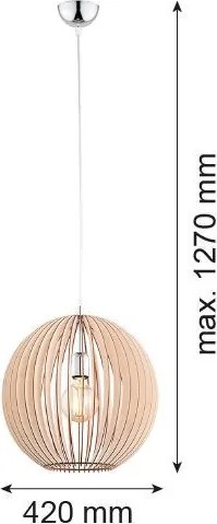 ARGON 3672 PORTORYKO Vintage Függesztett Lámpa E27 IP20