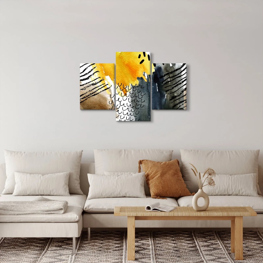 Kép - Absztrakt akvarell (90x60 cm)