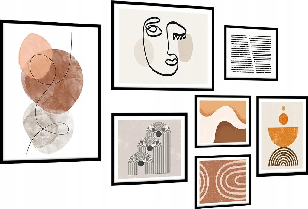 Giga Készlet 7db-os Festmények Maguk Nagy keretben KP175