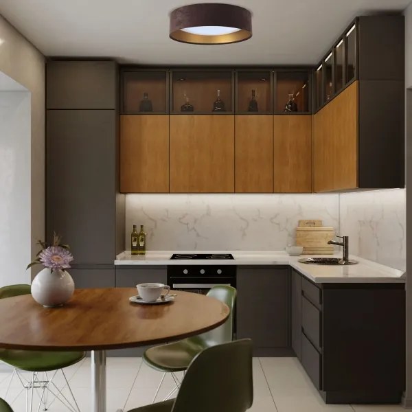 LED mennyezeti lámpa GALAXY LED/24W/230V barna/arany