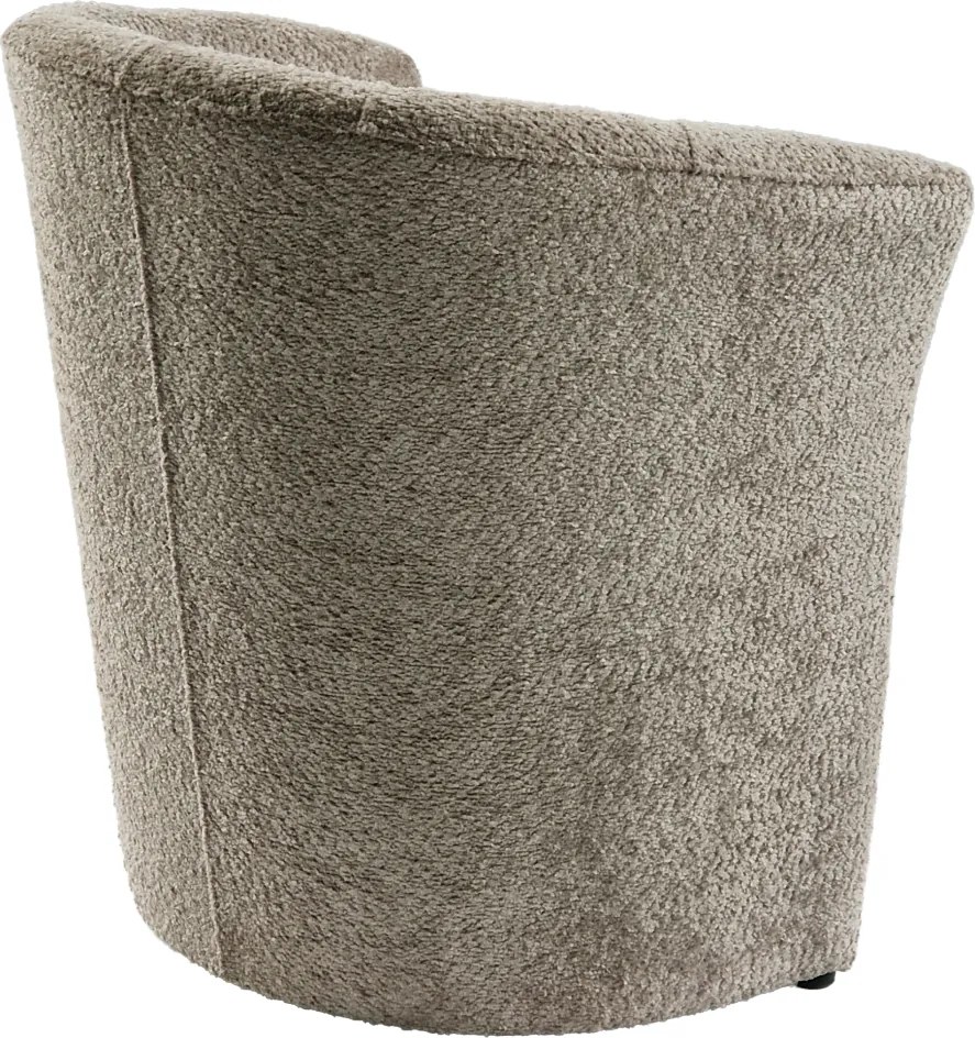 Klub fotel, szürkésbézs Taupe Coral anyag, CUBA