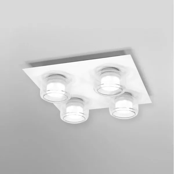 Ledvance - LED Fürdőszobai mennyezeti lámpa ORBIS FLAME 4xLED/5,5W/230V IP44 fehér