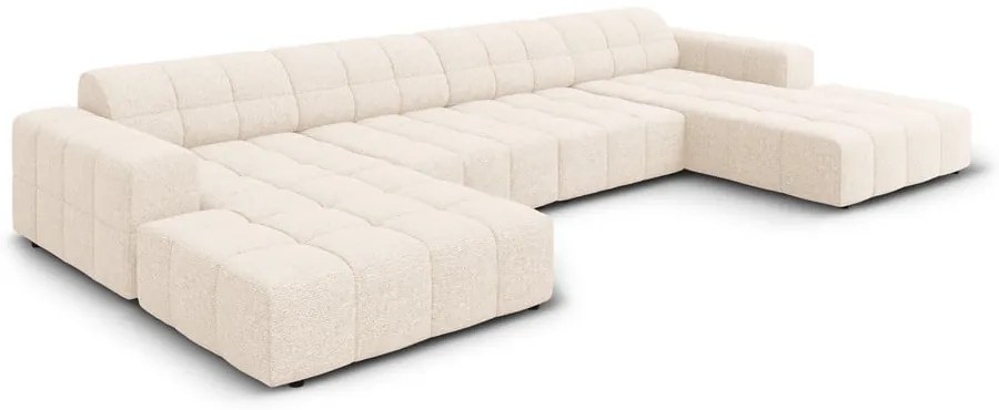 Krémszínű sarokkanapé (U alakú) Chicago – Cosmopolitan Design