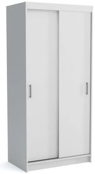 Coni 120 cm, fehér gardróbszekrény Fehér