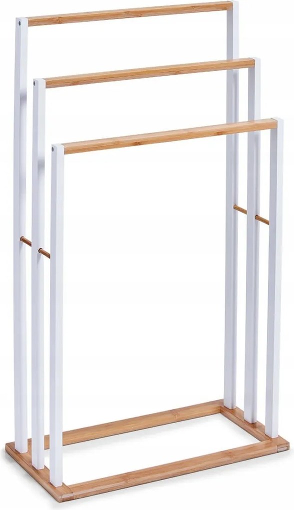 3 törölközőtartó állvány Funkcionális stílusos Bambusz